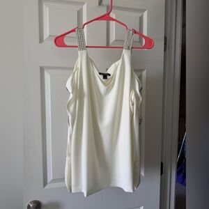 Roz & Ali Long Sleeve sequined and crystal top, size L